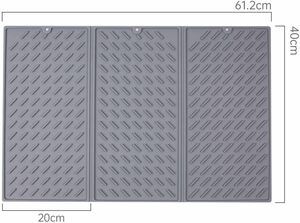 Kitchen Silicone Dish Drying Mat Cup Mat Table